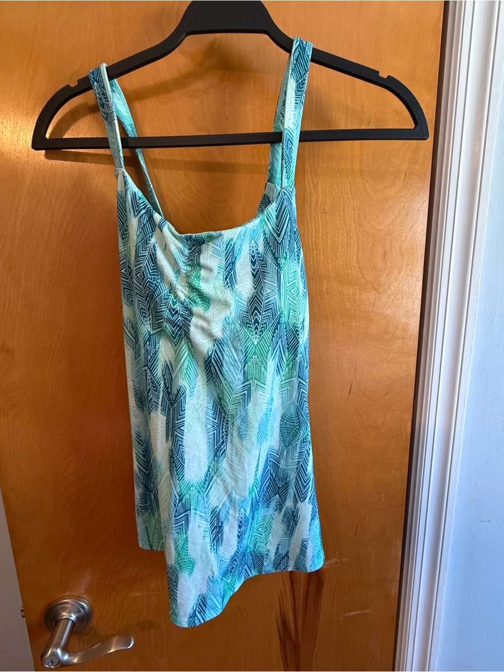 Marmot Women’s Blue Green Patterned Tank Top